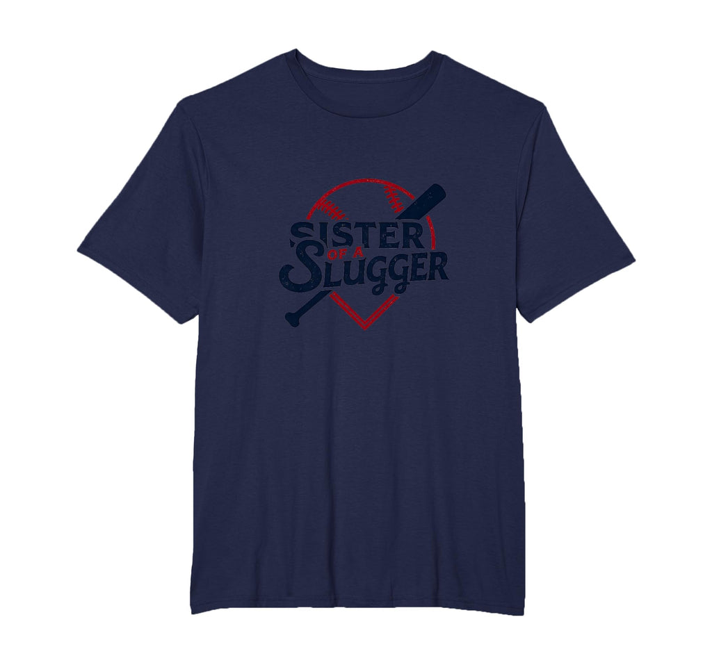 Baseball Sister Sister Slugger Sports T-Shirt - Trendy Graphic for Adults - T-Shirt, Sweatshirt, Hoodie
