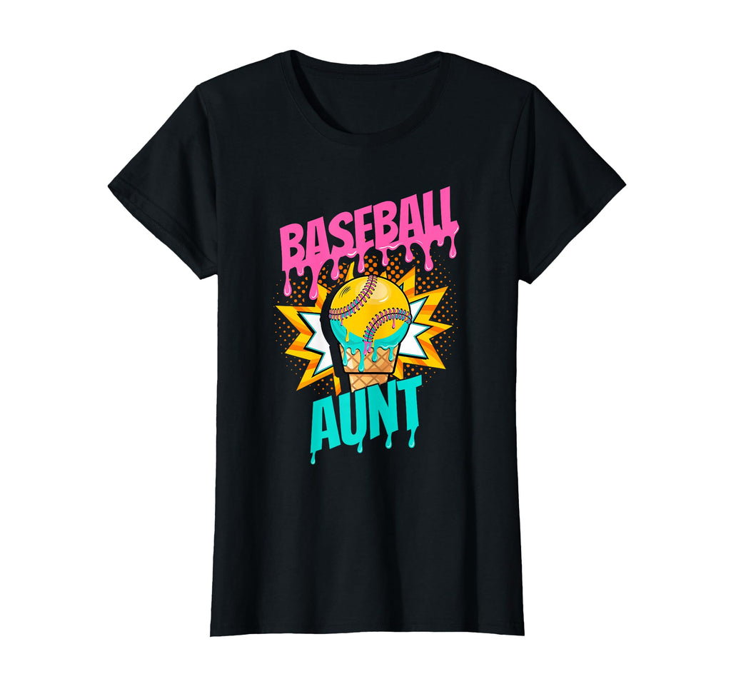 Baseball Aunt T-Shirt - Minimalist Print for Adults - T-Shirt, Sweatshirt, Hoodie