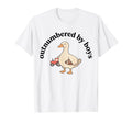 Outnumbered Funny Mom Baseball Goose T-Shirt - Minimalist Print Men Women - T-Shirt, Sweatshirt, Hoodie