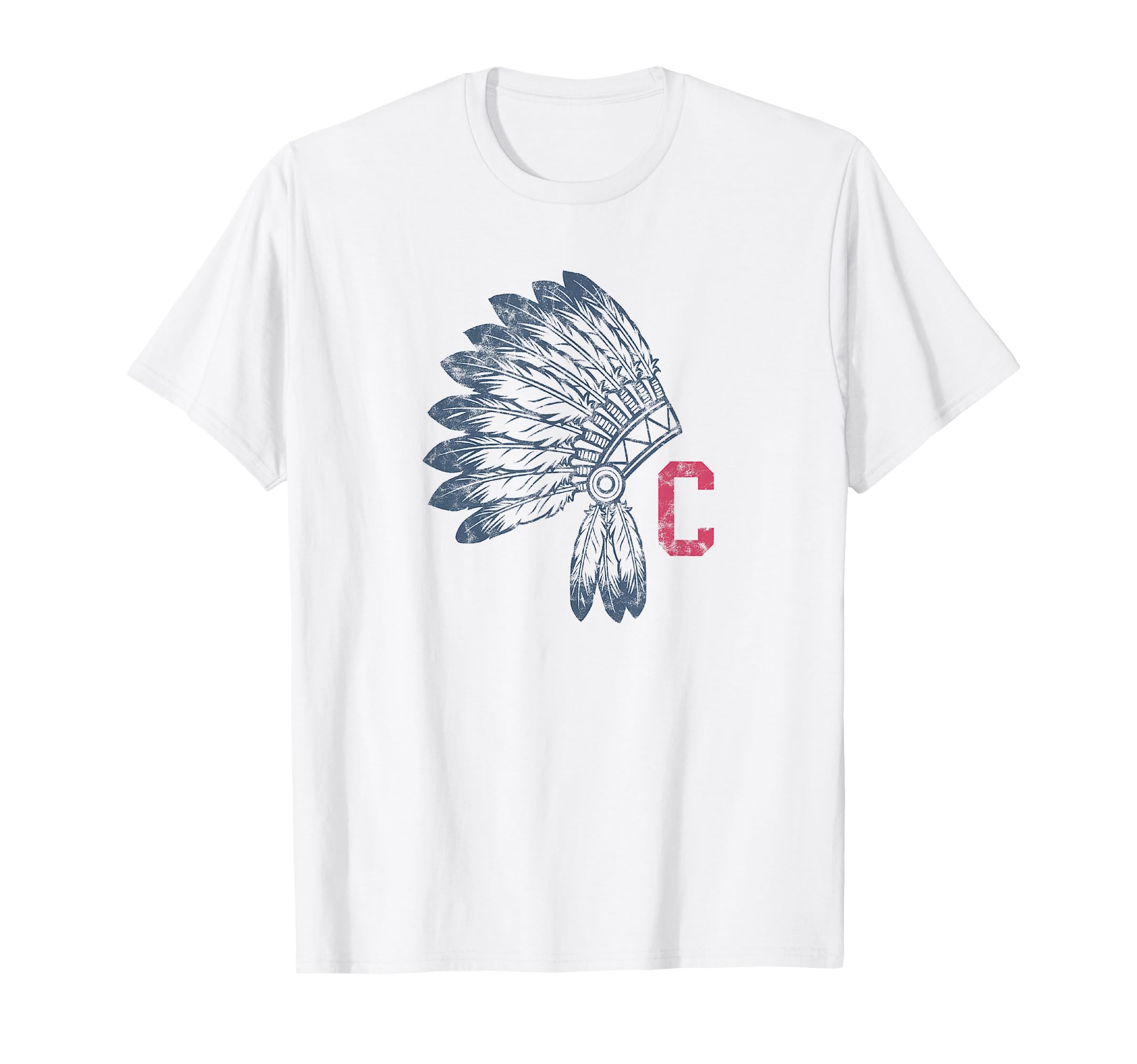 Block C Native American Headdress T-Shirt - Trendy Graphic Men Women - T-Shirt, Sweatshirt, Hoodie