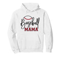 Baseball Mama Sports Baseball Mom Hoodie - Minimalist Print Unisex - T-Shirt, Sweatshirt, Hoodie