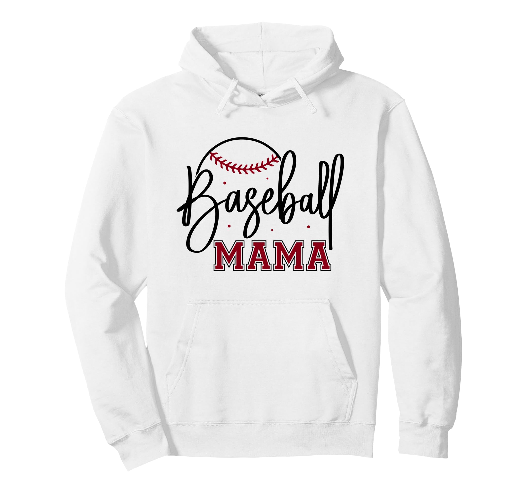 Baseball Mama Sports Baseball Mom Hoodie - Minimalist Print Unisex - T-Shirt, Sweatshirt, Hoodie