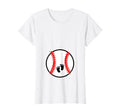 Pregnant Baseball Mom Pregnancy T-Shirt - Custom Art Print Men Women - T-Shirt, Sweatshirt, Hoodie
