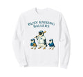 Busy Raising Baller Baseball Sweatshirt - Unique Graphic for Adults - T-Shirt, Sweatshirt, Hoodie