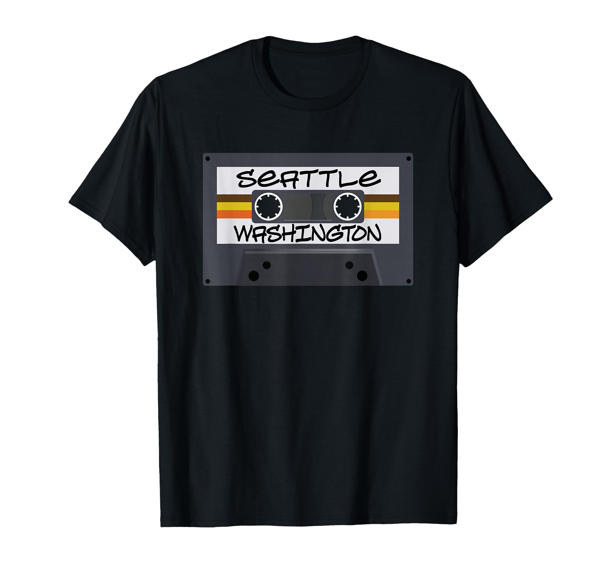 Seattle Washington Cassette Tape T-Shirt - Streetwear Style Unisex - T-Shirt, Sweatshirt, Hoodie