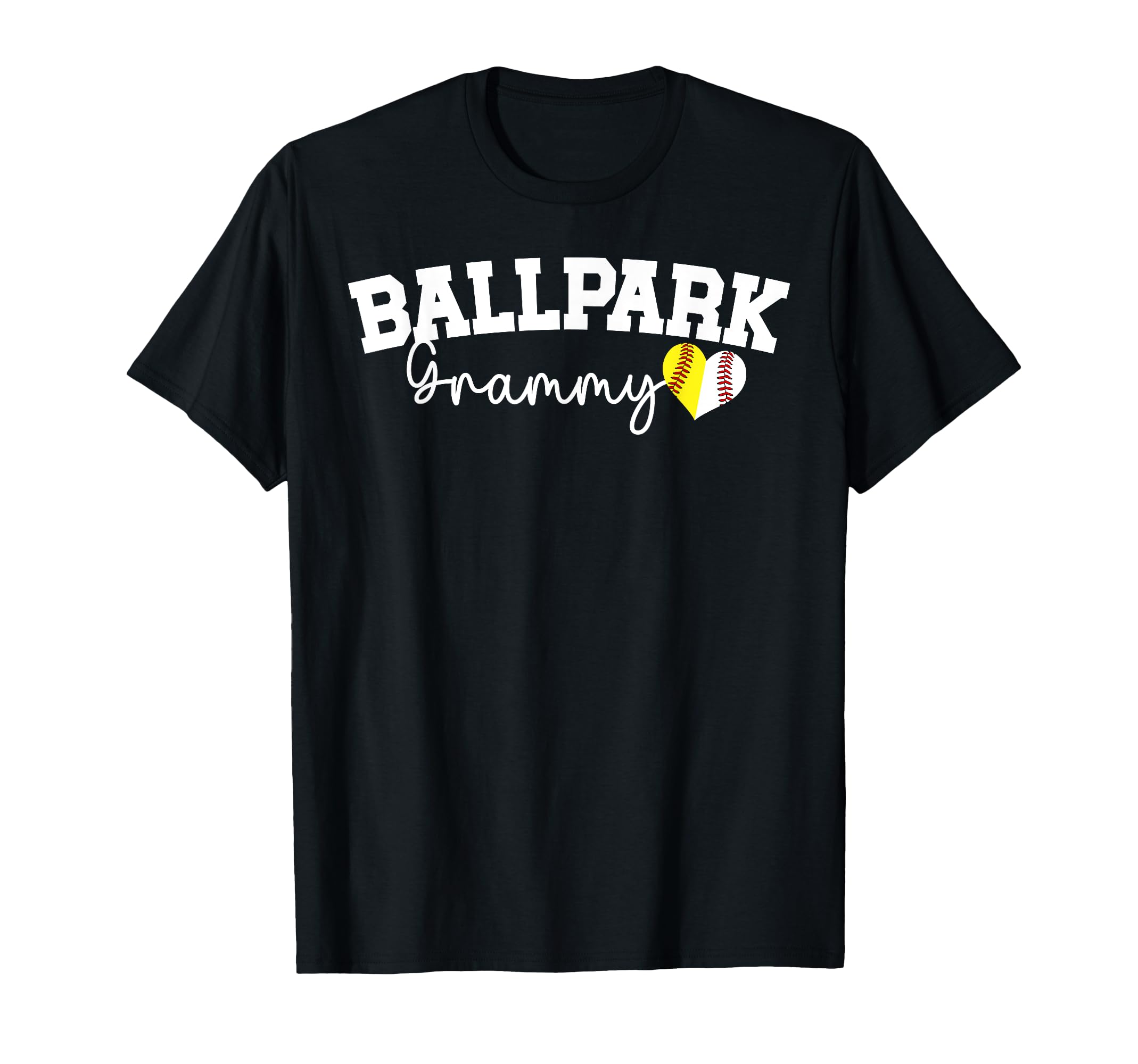 Ballpark Grammy Grandma Softball T-Shirt - Aesthetic Graphic Men Women - T-Shirt, Sweatshirt, Hoodie