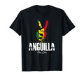 One Love Anguilla Peace Sign T-Shirt - Casual Everyday Wear for Adults - T-Shirt, Sweatshirt, Hoodie