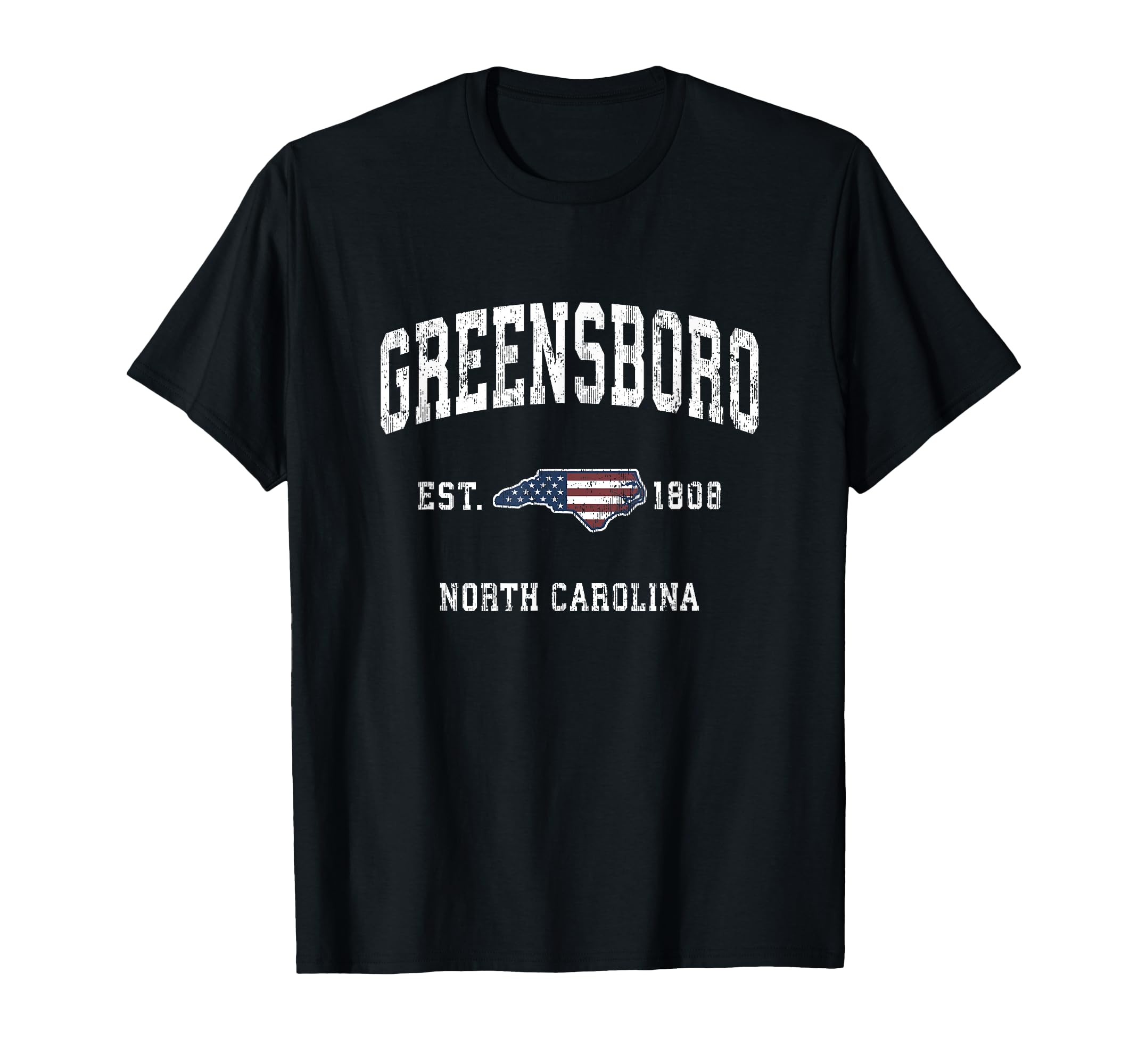 Greensboro North Carolina Nc T-Shirt - Aesthetic Graphic for Adults - T-Shirt, Sweatshirt, Hoodie
