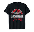 Baseball Pops Life Gifts Fathers Day Dad T-Shirt - Novelty Apparel Unisex - T-Shirt, Sweatshirt, Hoodie