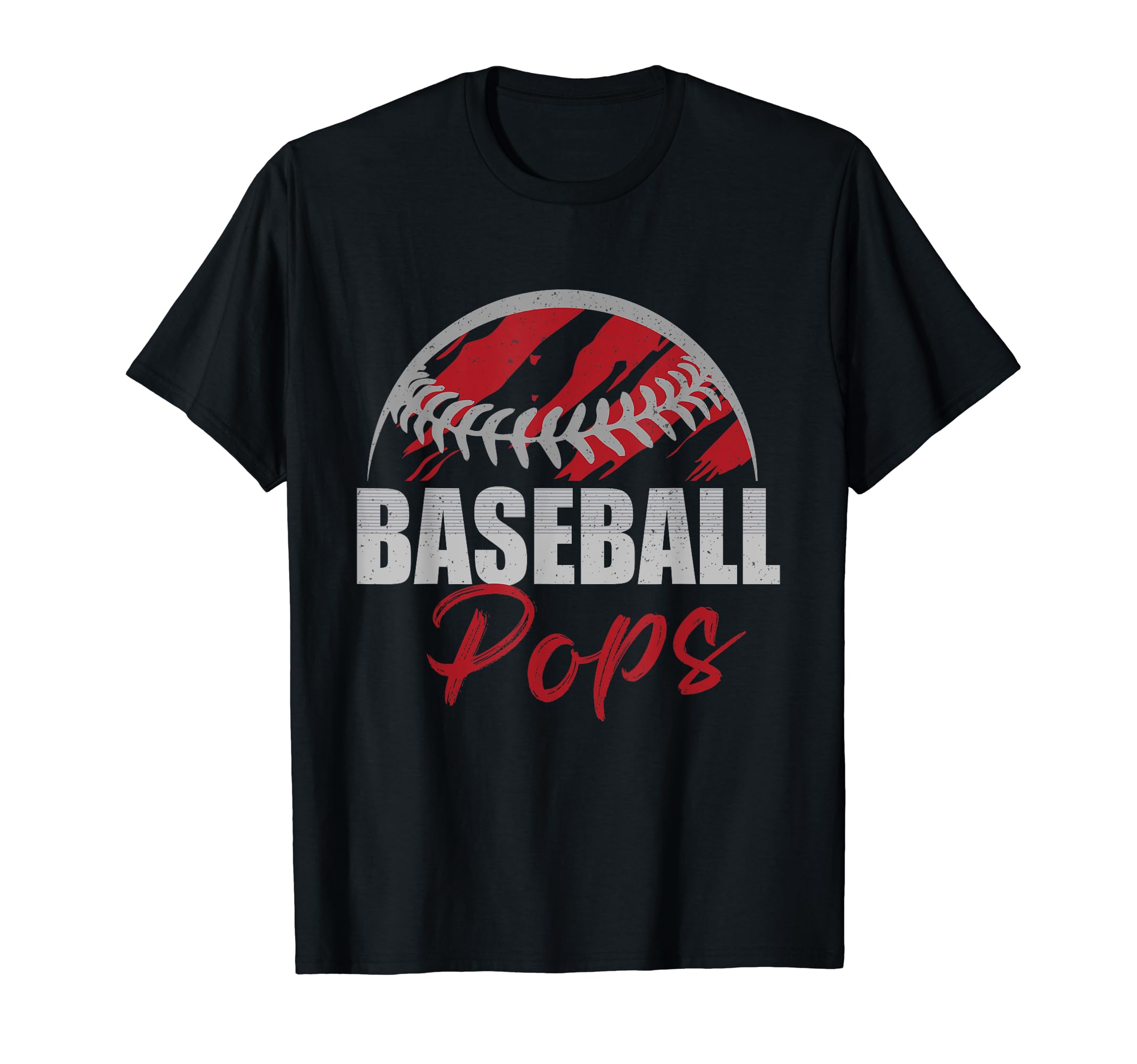 Baseball Pops Life Gifts Fathers Day Dad T-Shirt - Novelty Apparel Unisex - T-Shirt, Sweatshirt, Hoodie