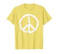 Distressed Hippie Peace Sign Hippy T-Shirt - Graphic Print Men Women - T-Shirt, Sweatshirt, Hoodie