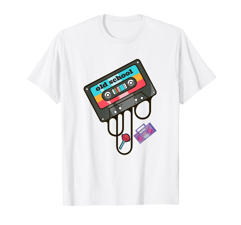 Old School Hip Hop Cassette Tape T-Shirt - Casual Everyday Wear Men Women - T-Shirt, Sweatshirt, Hoodie