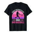Easily Distracted Baseball And Dogs T-Shirt - Minimalist Print Unisex - T-Shirt, Sweatshirt, Hoodie