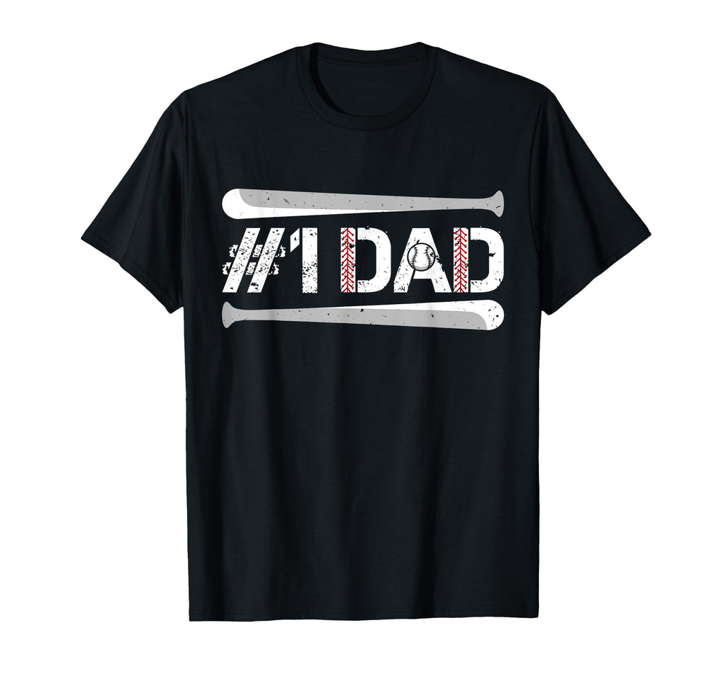 Dad First Best Baseball Coach T-Shirt - Casual Everyday Wear Men Women - T-Shirt, Sweatshirt, Hoodie