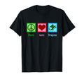 Peace Love Dragon Dragon Gift T-Shirt - Trendy Graphic Unisex - T-Shirt, Sweatshirt, Hoodie