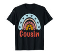 Cousin Birthday Rainbow Boho Cousin T-Shirt - Custom Art Print Men Women - T-Shirt, Sweatshirt, Hoodie