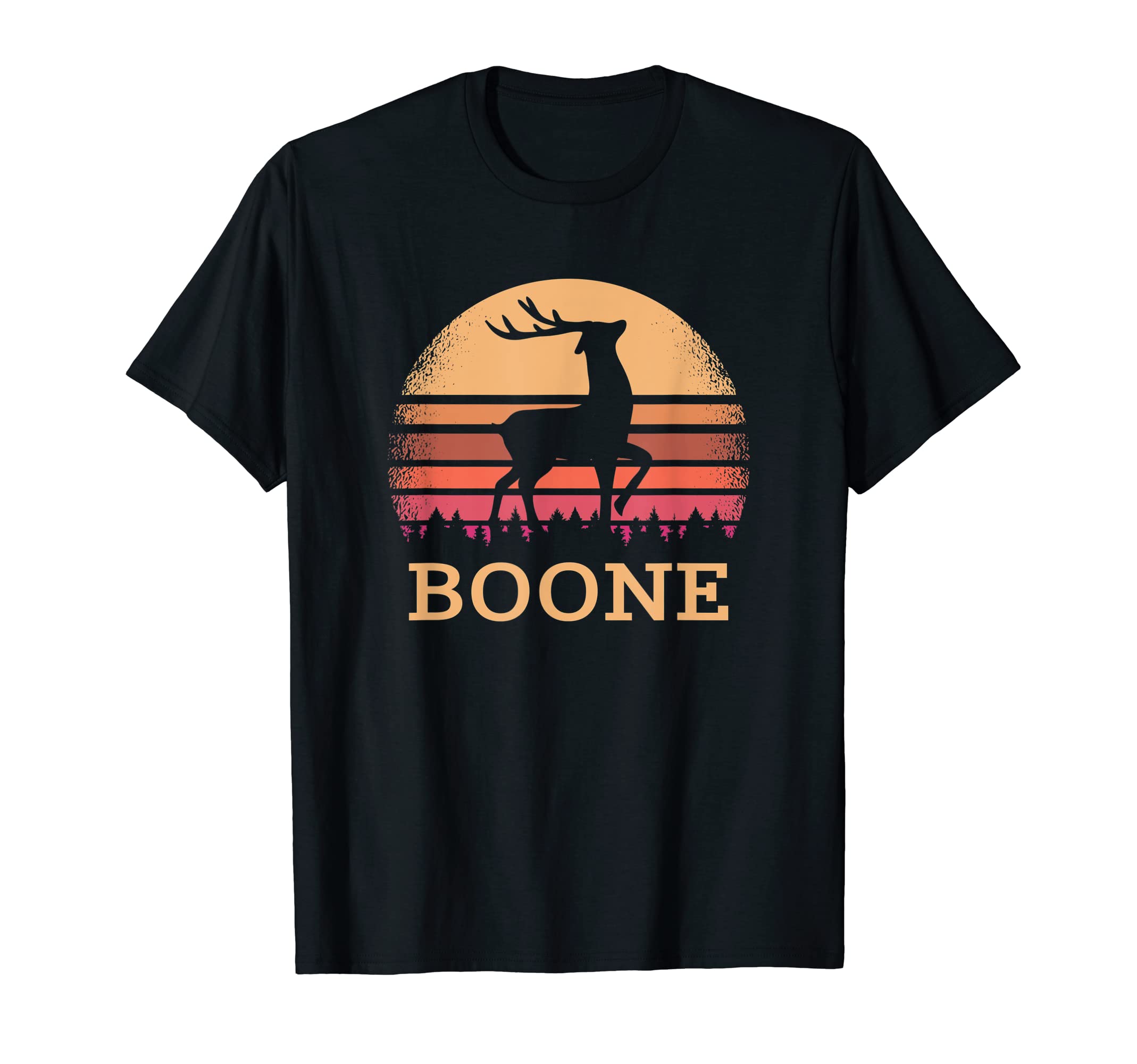 Boone North Carolina Deer Nc T-Shirt - Unique Graphic for Adults - T-Shirt, Sweatshirt, Hoodie