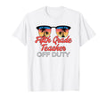 Fifth Grade Teacher Off Duty Sunset T-Shirt - Custom Art Print Unisex - T-Shirt, Sweatshirt, Hoodie
