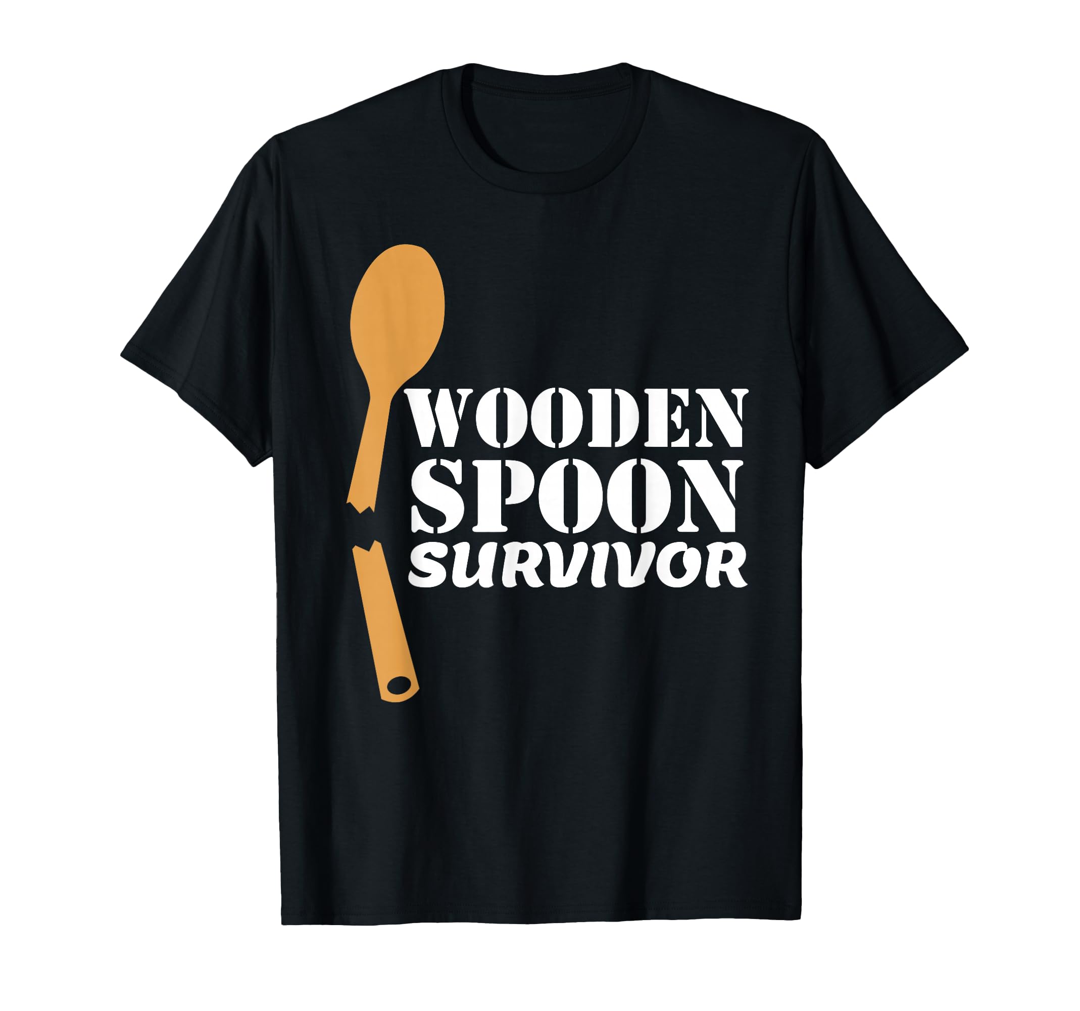 Mens 90S Wooden Spoon Survivor Funny T-Shirt - Graphic Print for Adults - T-Shirt, Sweatshirt, Hoodie