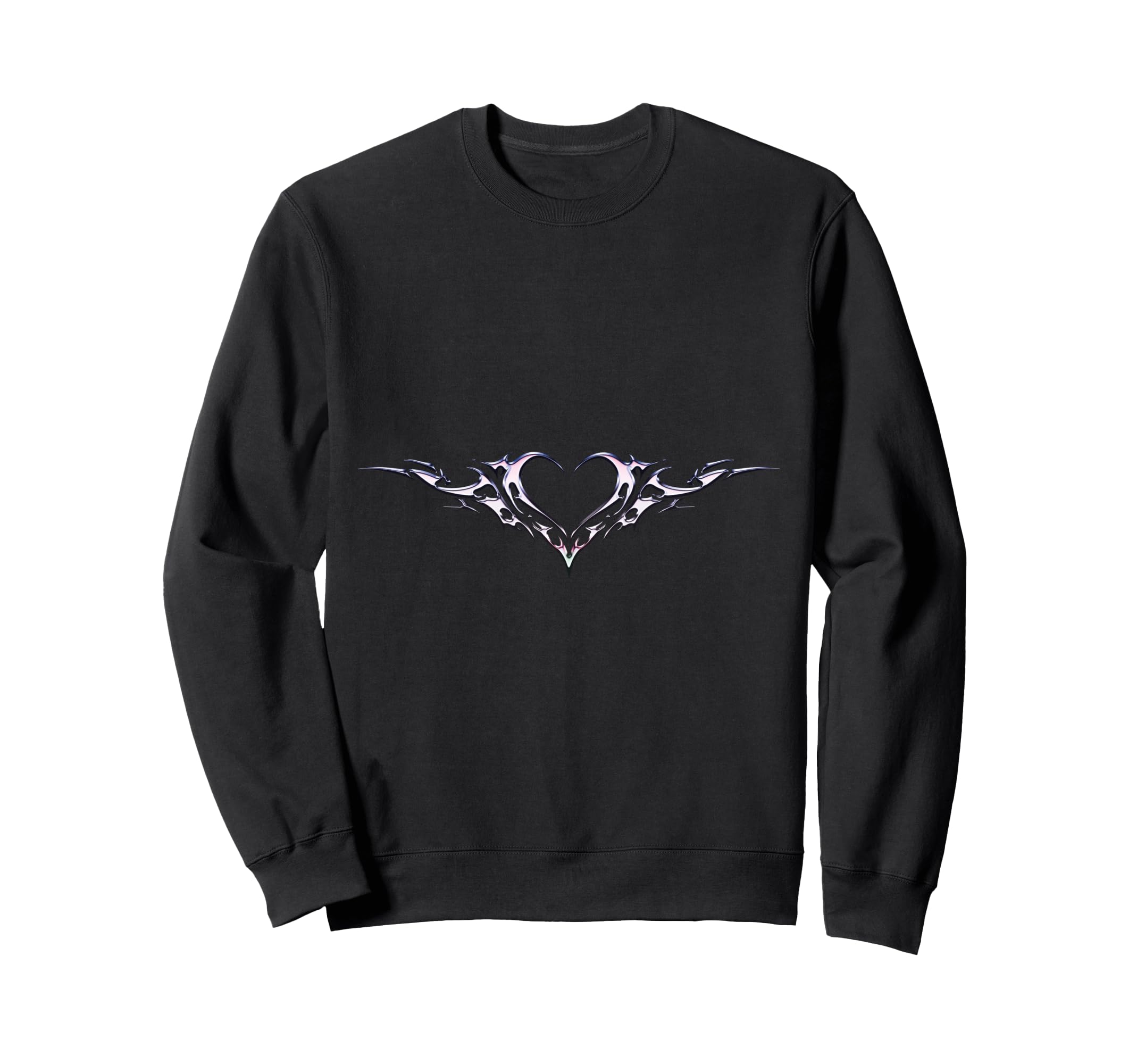 Alt Aesthetic Heart Tribal Heart Love Sweatshirt - Minimalist Print Unisex - T-Shirt, Sweatshirt, Hoodie
