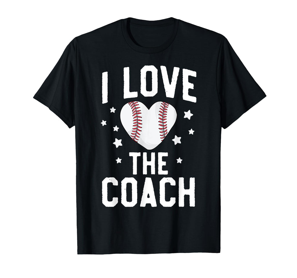 Funny Mom Baseball I Love Coach Wife T-Shirt - Novelty Apparel Men Women - T-Shirt, Sweatshirt, Hoodie