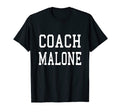 Coach Malone Custom Football Soccer T-Shirt - Trendy Graphic for Adults - T-Shirt, Sweatshirt, Hoodie
