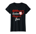 Little Sister Biggest Fan Baseball Sister T-Shirt - Streetwear Style Unisex - T-Shirt, Sweatshirt, Hoodie