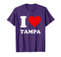 Red Heart I Love Tampa T-Shirt - Streetwear Style for Adults - T-Shirt, Sweatshirt, Hoodie