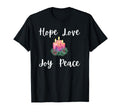Advent Christian Hope Love Joy Peace T-Shirt - Novelty Apparel Men Women - T-Shirt, Sweatshirt, Hoodie
