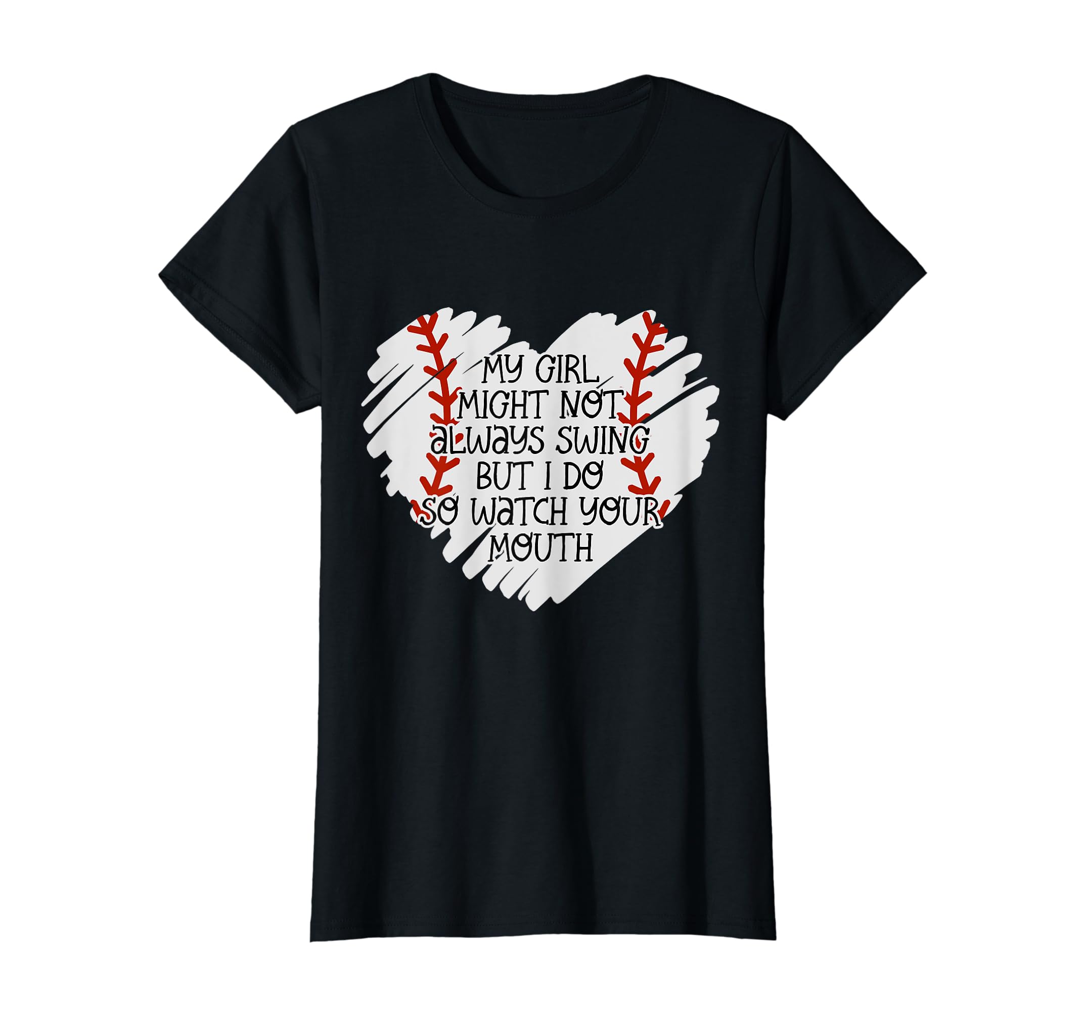 Womens Baseball Outfit Moms My Might T-Shirt - Casual Everyday Wear Unisex - T-Shirt, Sweatshirt, Hoodie
