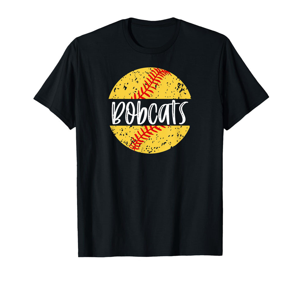 Bobcats Softball Team Mascot School T-Shirt - Trendy Graphic Men Women - T-Shirt, Sweatshirt, Hoodie