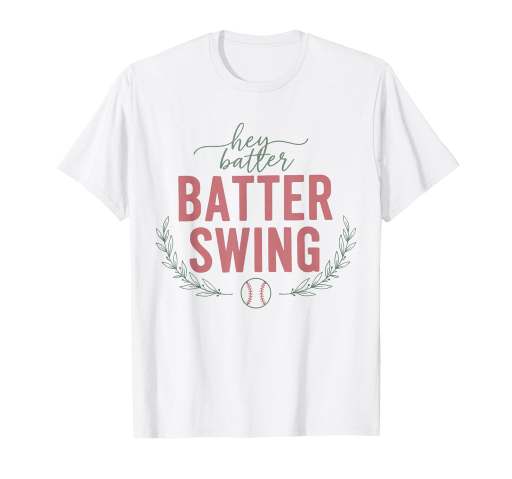 Hey Batter Batter Swing Baseball T-Shirt - Trendy Graphic Men Women - T-Shirt, Sweatshirt, Hoodie
