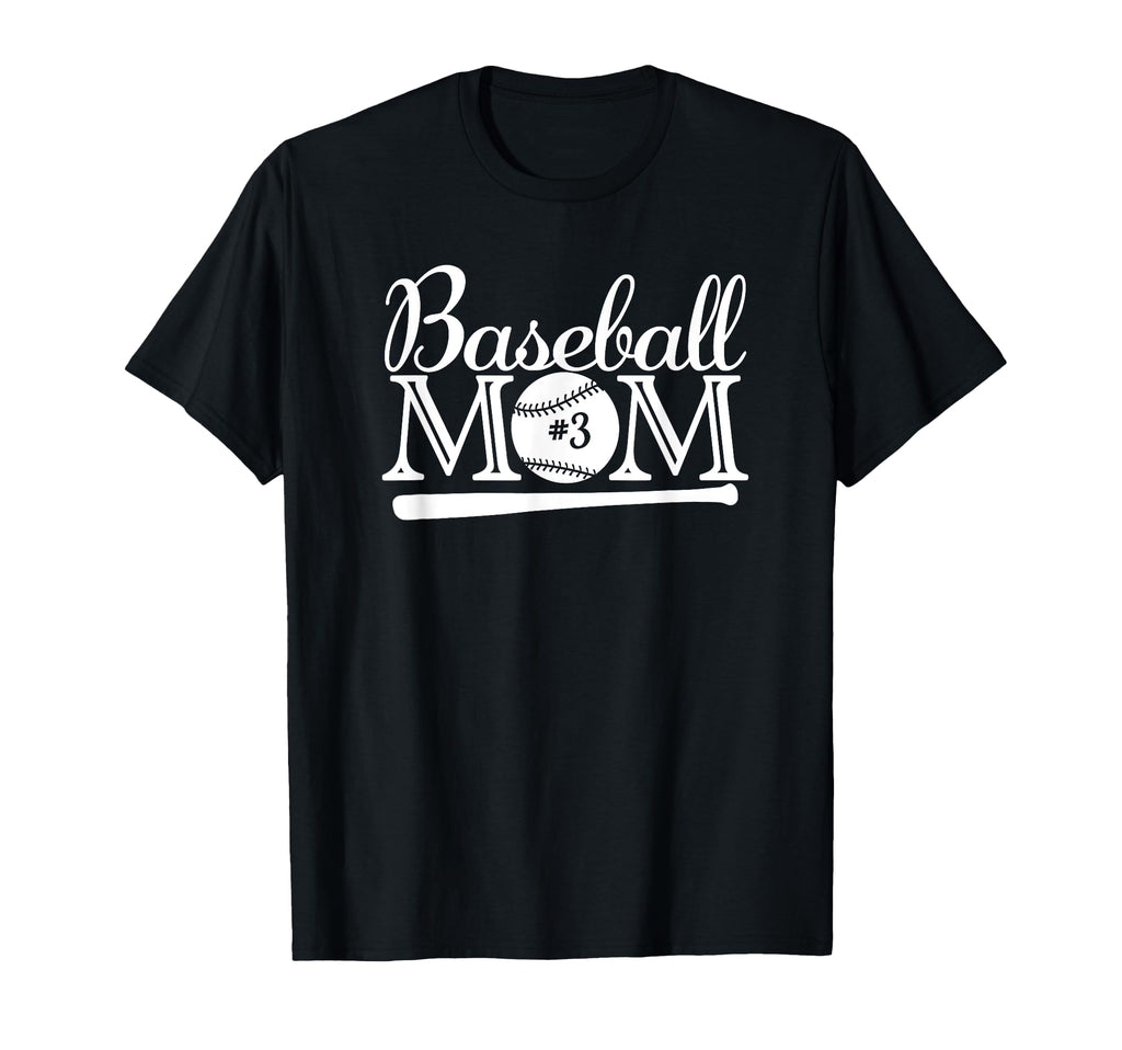 Baseball 3 Jersey Mom Favorite T-Shirt - Custom Art Print for Adults - T-Shirt, Sweatshirt, Hoodie