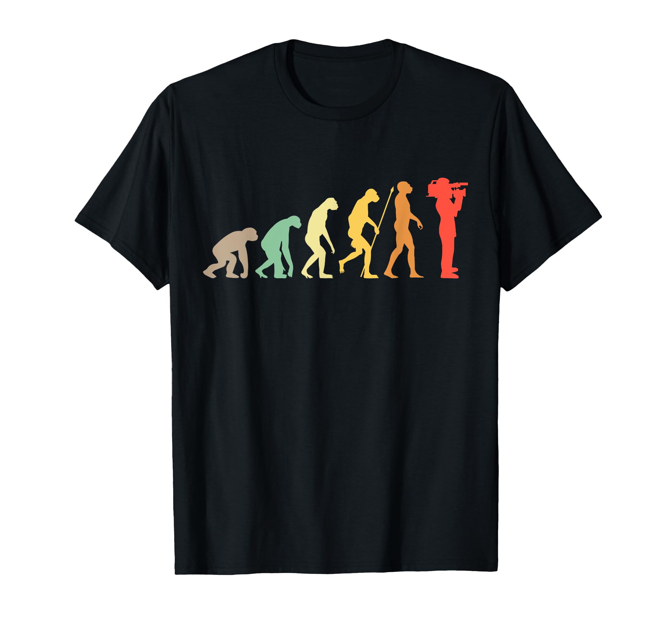 Kameramann Evolution Camera Filmmaker T-Shirt - Graphic Print Men Women - T-Shirt, Sweatshirt, Hoodie