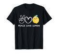 Peace Love Lemon Lemon Lover Fruit Lover T-Shirt - Unique Graphic Unisex - T-Shirt, Sweatshirt, Hoodie