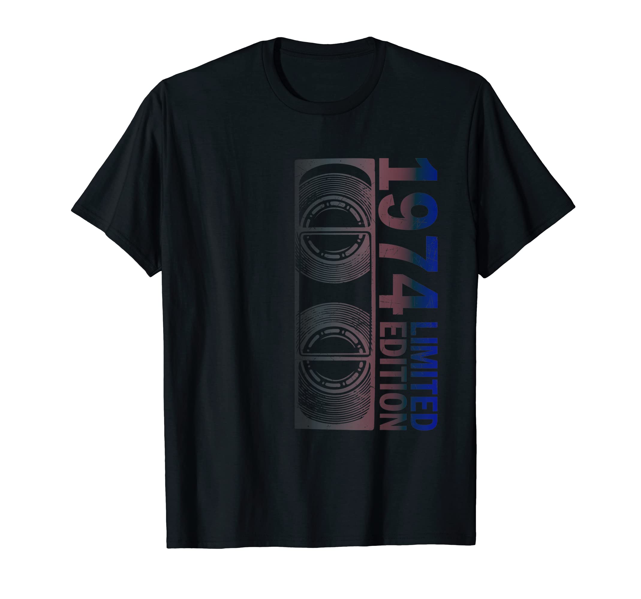 1974 Mens Womens Birthday Cassette Tape T-Shirt - Graphic Print Unisex - T-Shirt, Sweatshirt, Hoodie