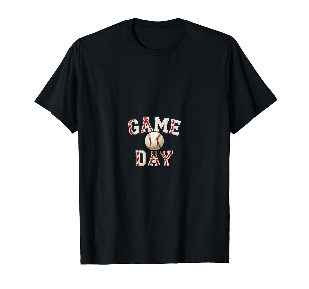 Game Day Baseball Lover Sports Mom T-Shirt - Custom Art Print Men Women - T-Shirt, Sweatshirt, Hoodie