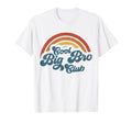 Big Bro Club Groovy Rainbow Big T-Shirt - Trendy Graphic for Adults - T-Shirt, Sweatshirt, Hoodie
