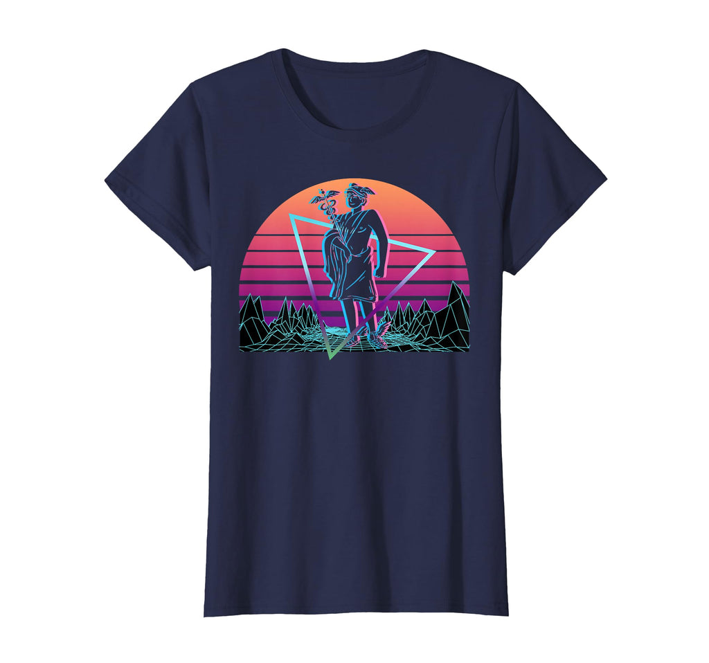 Hermes Greek God Speed Vaporwave T-Shirt - Custom Art Print Unisex - T-Shirt, Sweatshirt, Hoodie