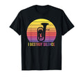 Baritone I Destroy Silence Funny T-Shirt - Minimalist Print Unisex - T-Shirt, Sweatshirt, Hoodie