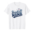 Baseball Mama Proud Baseball Mom Typography T-Shirt - Trendy Graphic Unisex - T-Shirt, Sweatshirt, Hoodie