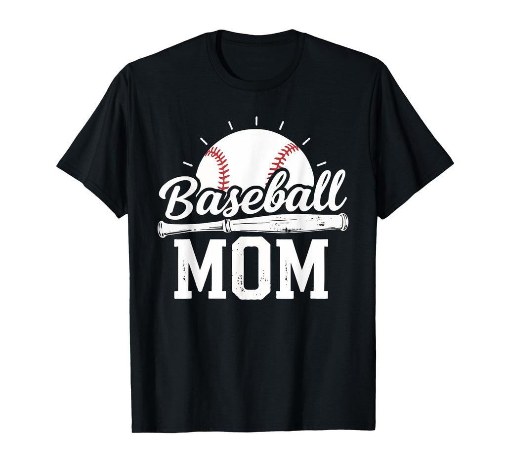 Baseball Mom Baseball Player Game Day T-Shirt - Trendy Graphic for Adults - T-Shirt, Sweatshirt, Hoodie