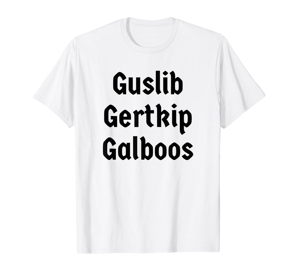 Guslib Gertkip Galboos Funny Y2K T-Shirt - Graphic Print for Adults - T-Shirt, Sweatshirt, Hoodie