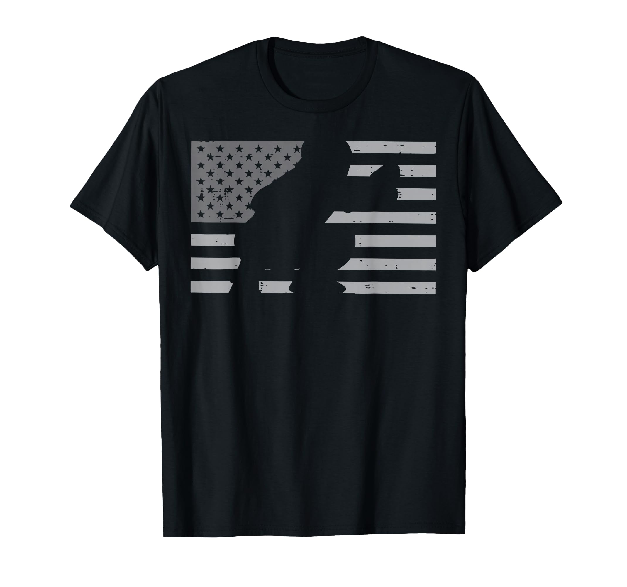 Baseball Catcher American Flag Usa T-Shirt - Custom Art Print Unisex - T-Shirt, Sweatshirt, Hoodie