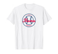 Womens Blue Red Baseball Mama T-Shirt - Novelty Apparel Unisex - T-Shirt, Sweatshirt, Hoodie