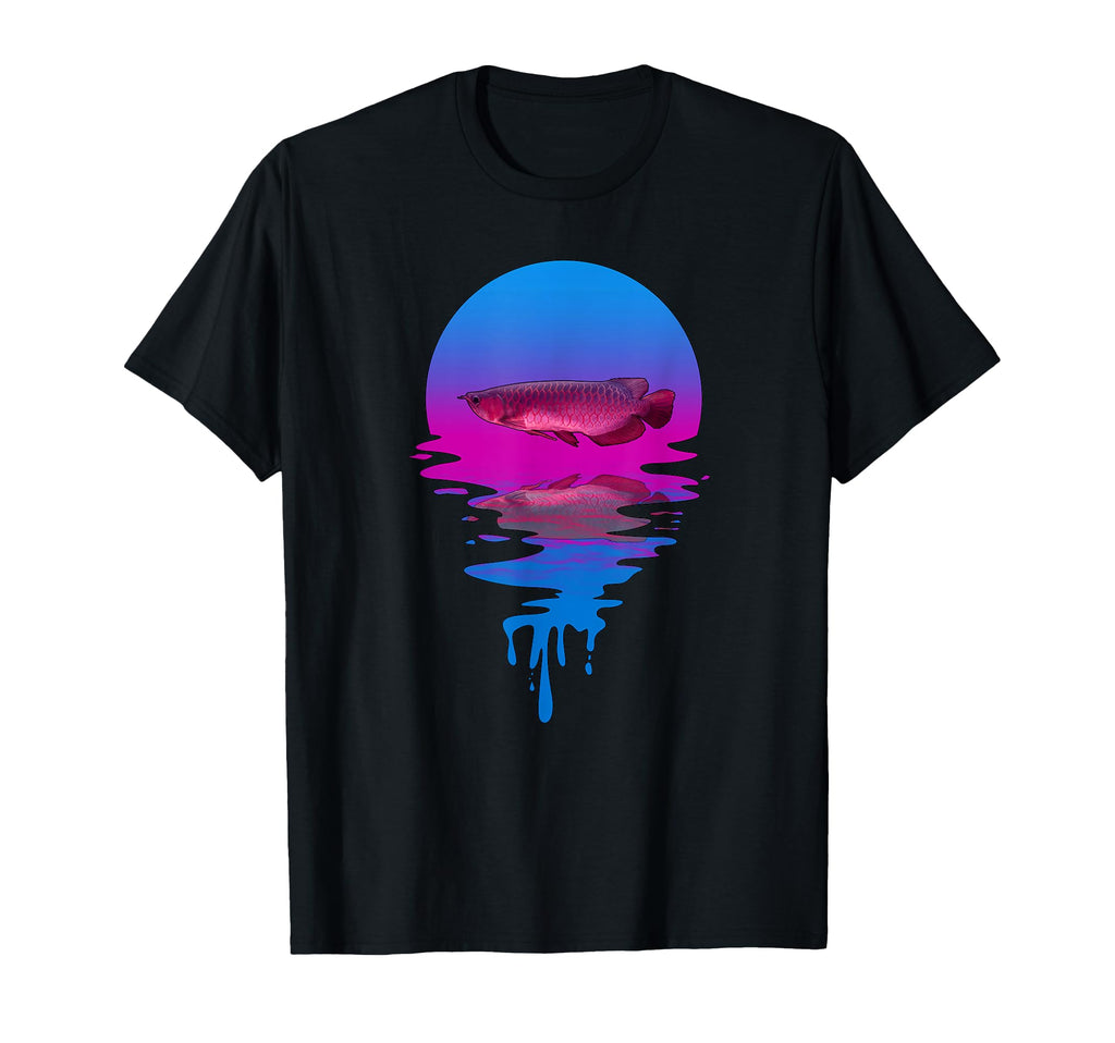 Sunset Arowana T-Shirt - Fun Novelty Design Men Women - T-Shirt, Sweatshirt, Hoodie