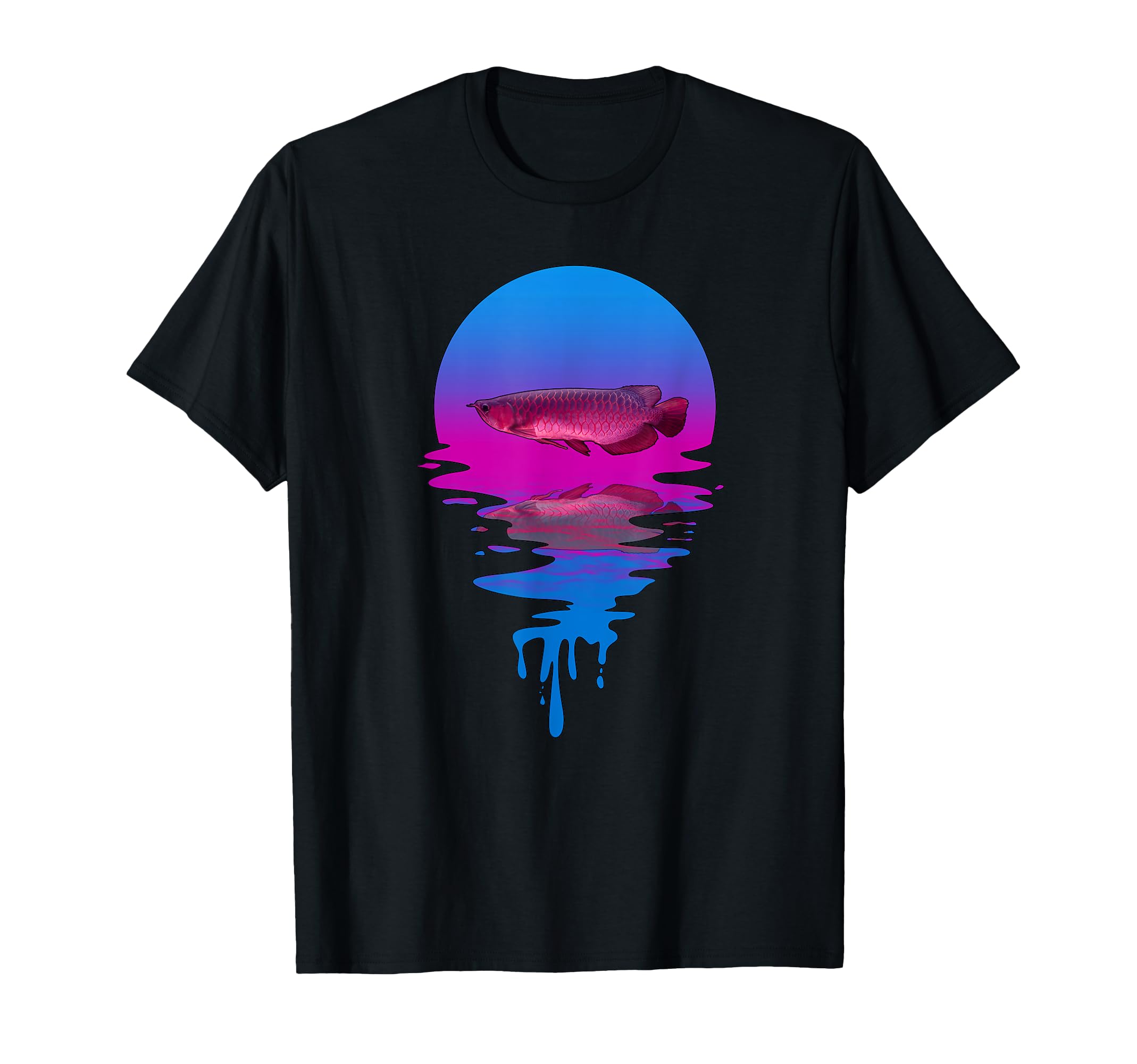 Sunset Arowana T-Shirt - Fun Novelty Design Men Women - T-Shirt, Sweatshirt, Hoodie