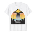 Funny Ufo Aliens Sunset T-Shirt - Graphic Print Men Women - T-Shirt, Sweatshirt, Hoodie