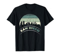 San Diego Skyline Distressed T-Shirt - Aesthetic Graphic Men Women - T-Shirt, Sweatshirt, Hoodie