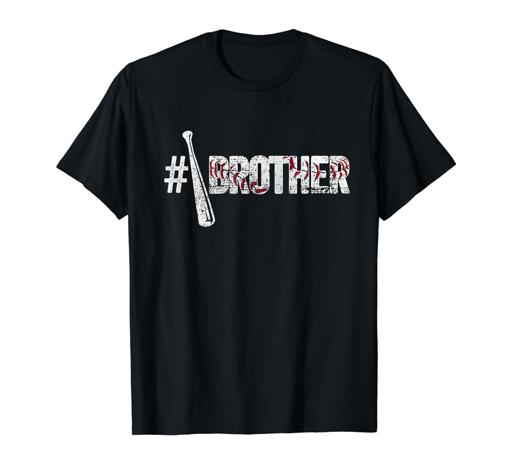 Number One Baseball Brother Fathers T-Shirt - Minimalist Print for Adults - T-Shirt, Sweatshirt, Hoodie
